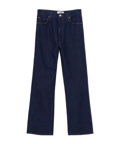 Agolde Belt-loop Jeans In Black