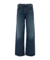 Agolde Belt Loop Jeans In Blue