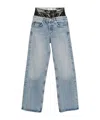 Agolde Belt Loop Jeans In Blue