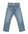 Agolde Magnus Button Jeans In Blue