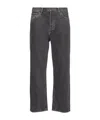 Agolde Belt Loop Jeans In Gray