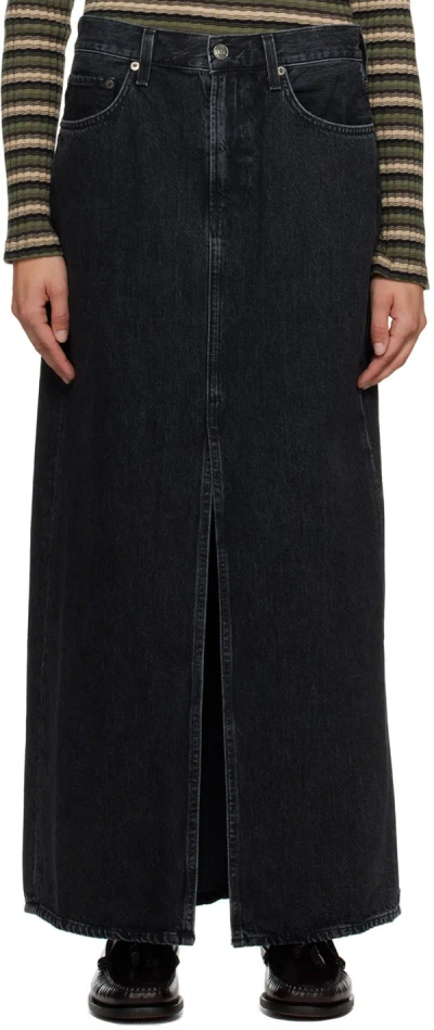 AGOLDE BELT LOOP SKIRT