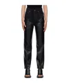 Agolde Belt Loops Slacks In Black