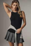 Agolde Binx High-neck Tank Top In Black