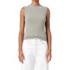 Agolde Binx Tank Celery In Celery (green Heather)