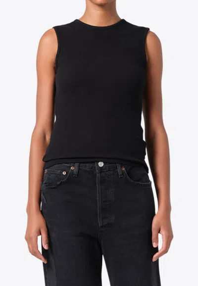 AGOLDE BINX RIBBED TANK TOP