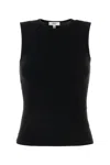 Agolde Black Stretch Lyocell Blend Binx Tank Top In Black