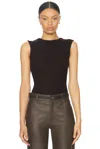 Agolde Binx Tank In Brown