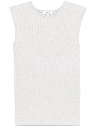 Agolde Binx Tank Vest In Grey