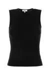 Agolde Black Stretch Lyocell Blend Binx Tank Top