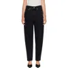 Agolde 80s High-rise Straight-leg Jeans In Black
