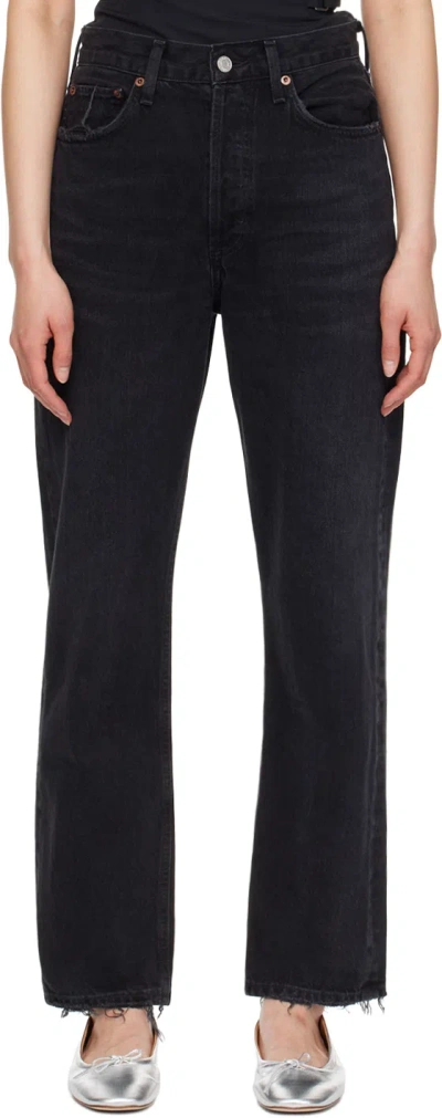 Agolde 90's Jeans In Tar In Multi