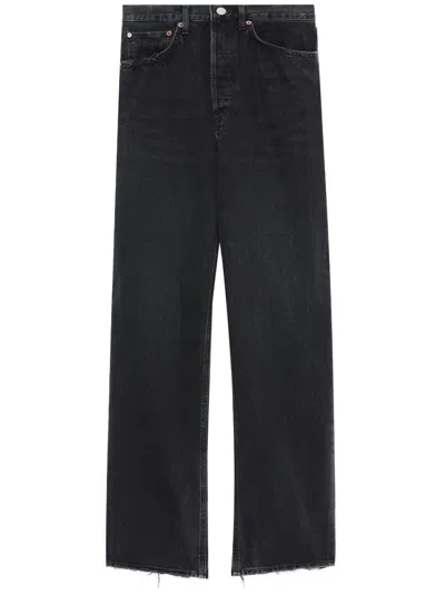 Agolde Criss Cross Jean In Black