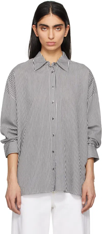 AGOLDE BLACK & WHITE ROUX SHIRT