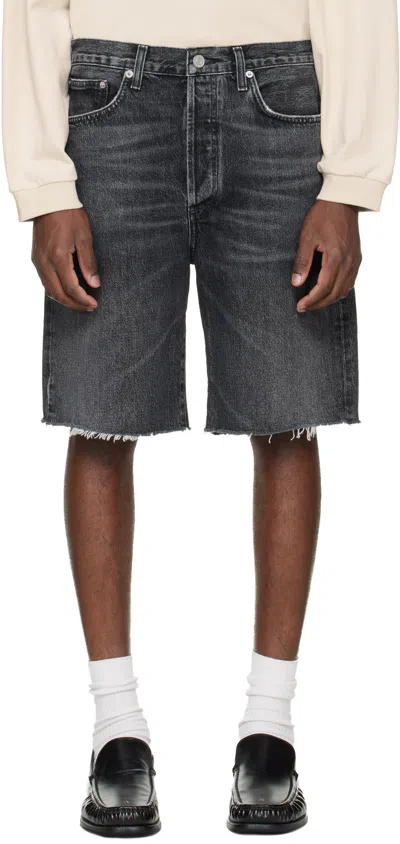 Agolde Anson Short In Black