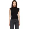 Agolde Black Beth T-shirt In Black