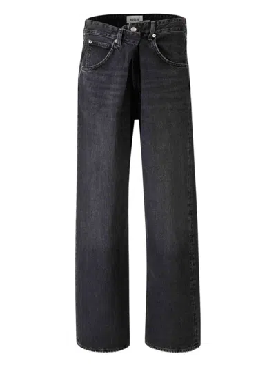 Agolde Black Cotton Jeans