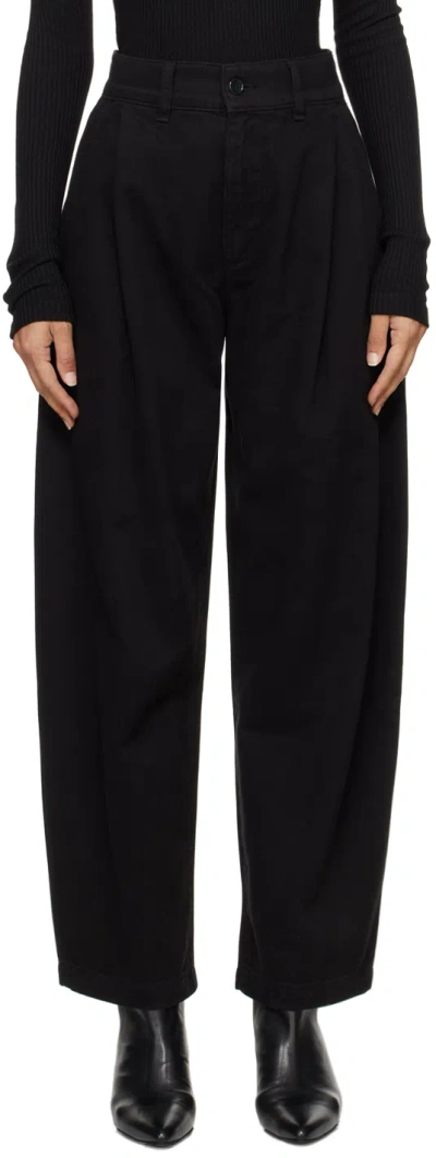 Agolde Black Danika Chino Trousers