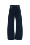 Agolde Low Curve Mid-rise Barrel-leg Jeans In Black
