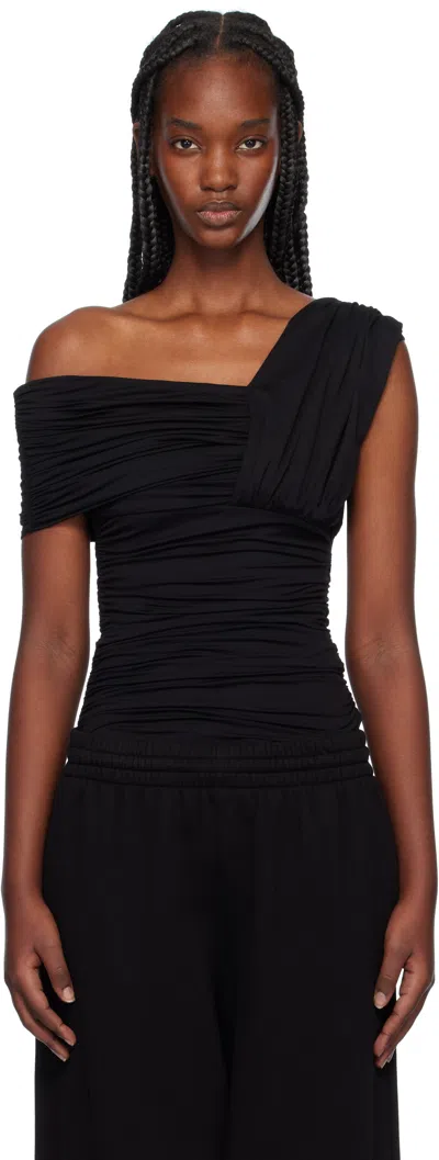 AGOLDE BLACK ETIENNE BODYSUIT