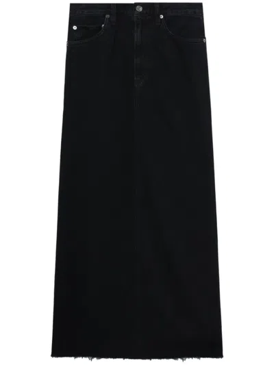 AGOLDE BLACK HILLA SKIRT