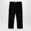Agolde Gray Jeans In Regenerated Denim In Black