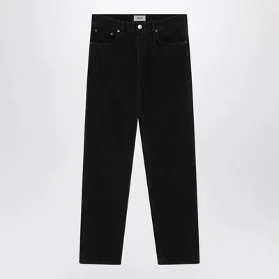 AGOLDE AGOLDE  BLACK JEANS IN REGENERATED DENIM