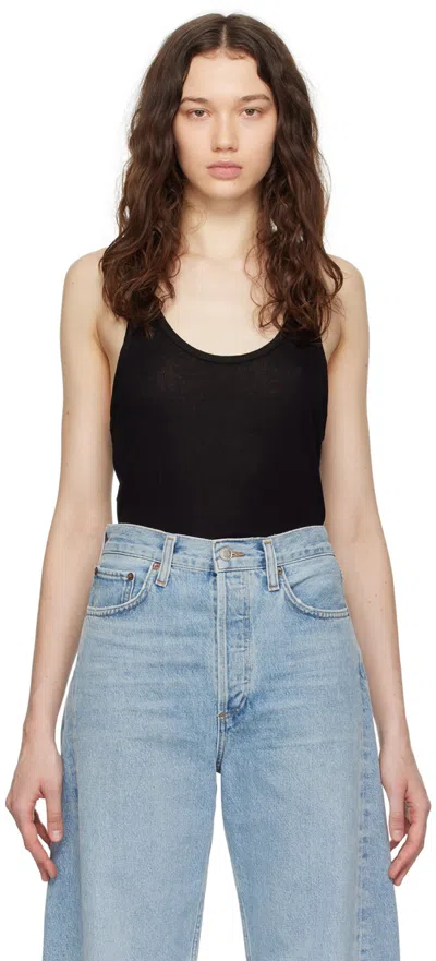 Agolde Black Karla Tank Top