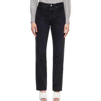 Agolde Black Lana Jeans In Blue