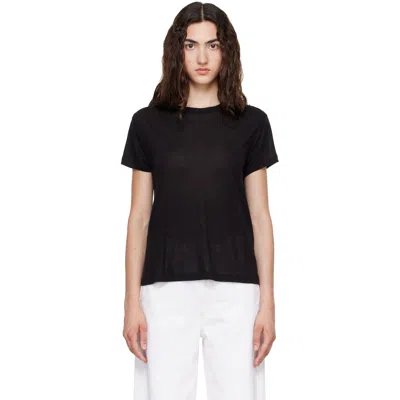 Agolde Black Long Line Adine T-shirt