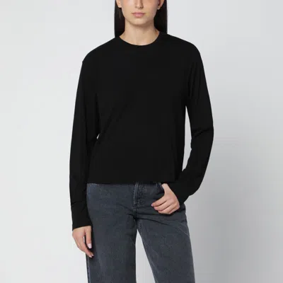 AGOLDE BLACK ORGANIC COTTON TOP