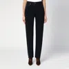 Agolde Black Regenerated Denim Jeans In Black