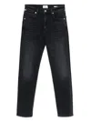 Agolde Black Straight Jeans