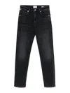 Agolde Black Straight Jeans In Multi