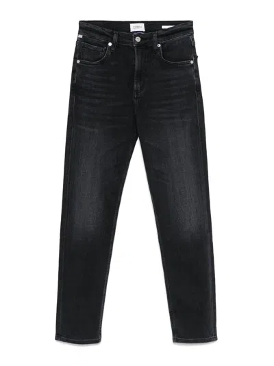 Agolde Black Straight Jeans In Blue