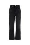Agolde Black Stretch Denim Jeans In Black