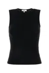 Agolde Black Round Neck Tank Top