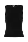 Agolde Black Stretch Lyocell Blend Binx Tank Top In Black