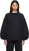 Agolde Black Valma Sweatshirt In Black