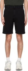 Agolde Black Vinson Shorts In Black