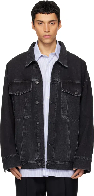 Agolde Black Wayne Denim Jacket