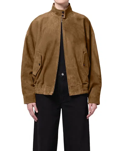 Agolde Blair Cotton Corduroy Jacket In French Khaki