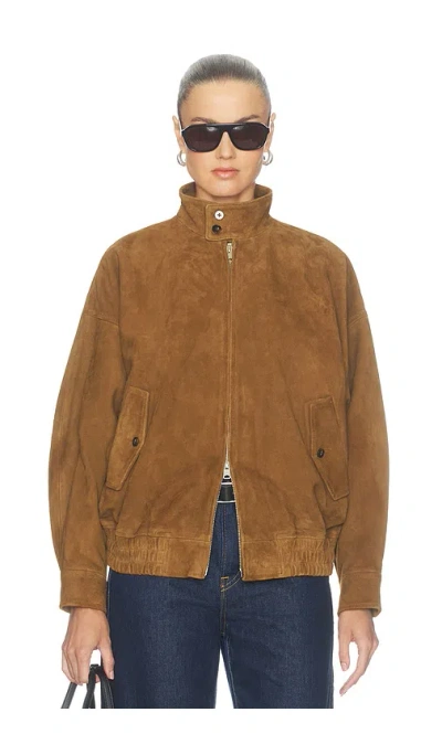 Agolde Blair Jacket In Brown