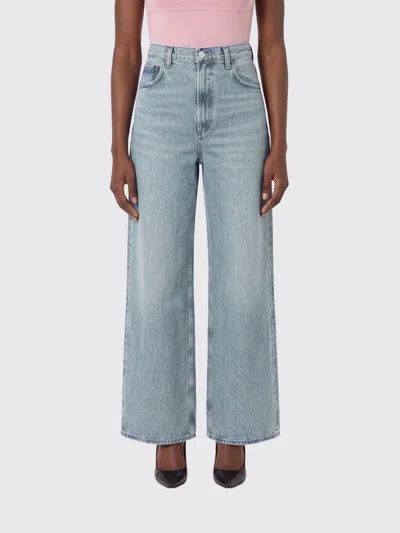 Agolde Women Light Blue V-waist Baggy Jeans, 25 Luxury Jeans For Women Darveys
