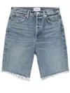 Agolde Blue 90s Denim Shorts In Blue