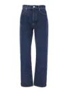 Agolde Valen High Rise Straight Jeans In Blue