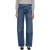 Agolde Blue Arc Jeans In Blue