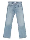 Agolde Blue Cotton Clair Denim Jeans In Multi