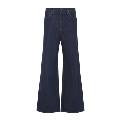 AGOLDE BLUE COTTON DAME JEANS