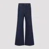 Agolde Blue Cotton Dame Jeans In Blue